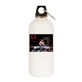 Jean-Claude Van Damme White Water Bottle With Carabiner