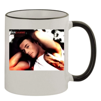 Jean-Claude Van Damme 11oz Colored Rim & Handle Mug