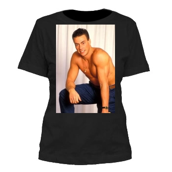 Jean-Claude Van Damme Women's Cut T-Shirt