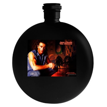Jean-Claude Van Damme Round Flask
