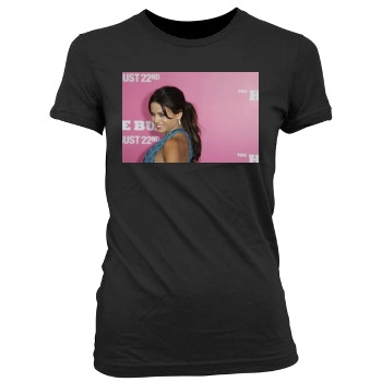 Jenna Dewan Women's Junior Cut Crewneck T-Shirt