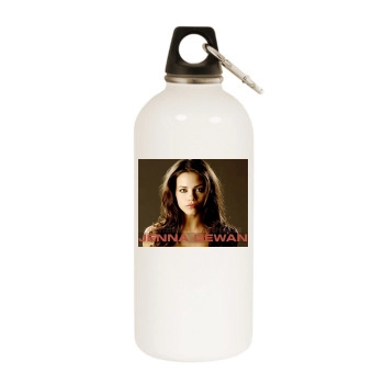 Jenna Dewan White Water Bottle With Carabiner