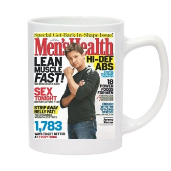 Jeremy Renner 14oz White Statesman Mug