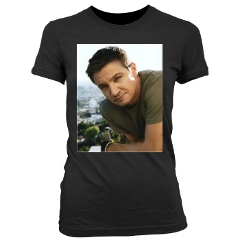 Jeremy Renner Women's Junior Cut Crewneck T-Shirt