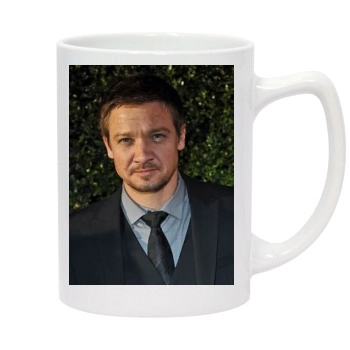 Jeremy Renner 14oz White Statesman Mug