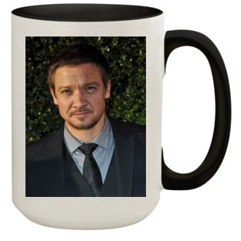 Jeremy Renner 15oz Colored Inner & Handle Mug