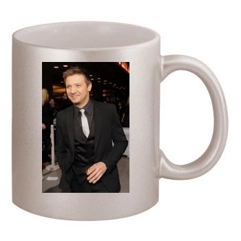 Jeremy Renner 11oz Metallic Silver Mug