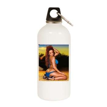 Jesikah Maximus White Water Bottle With Carabiner