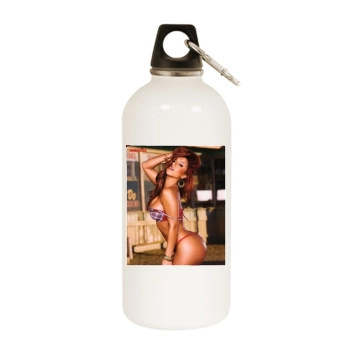 Jesikah Maximus White Water Bottle With Carabiner