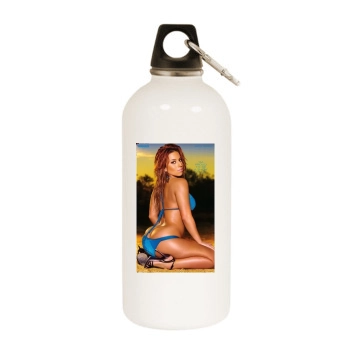 Jesikah Maximus White Water Bottle With Carabiner