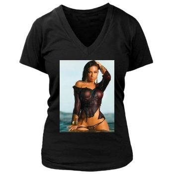 Jesikah Maximus Women's Deep V-Neck TShirt