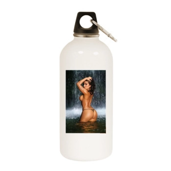 Jesikah Maximus White Water Bottle With Carabiner