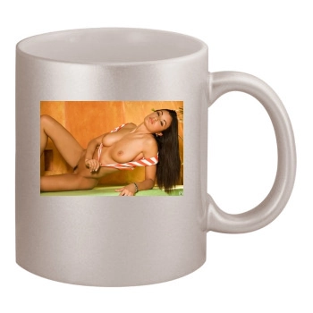 Jo Garcia 11oz Metallic Silver Mug