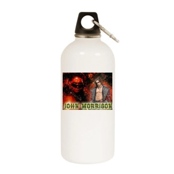 John Morrison White Water Bottle With Carabiner