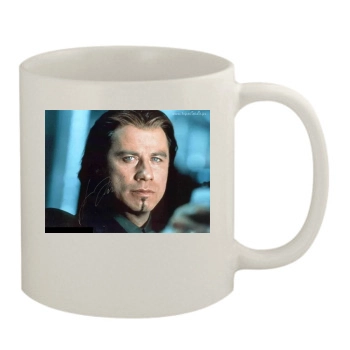 John Travolta 11oz White Mug