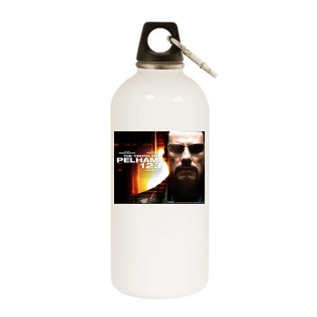 John Travolta White Water Bottle With Carabiner