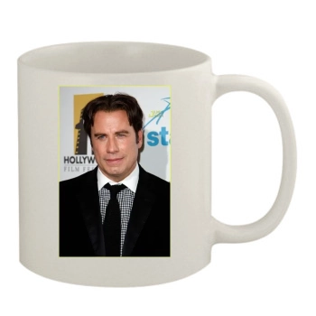 John Travolta 11oz White Mug