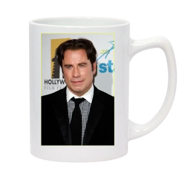 John Travolta 14oz White Statesman Mug