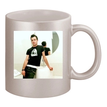 Justin Theroux 11oz Metallic Silver Mug