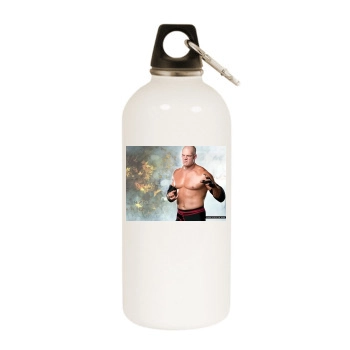 Kane White Water Bottle With Carabiner