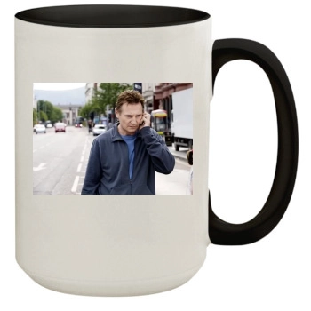 Liam Neeson 15oz Colored Inner & Handle Mug