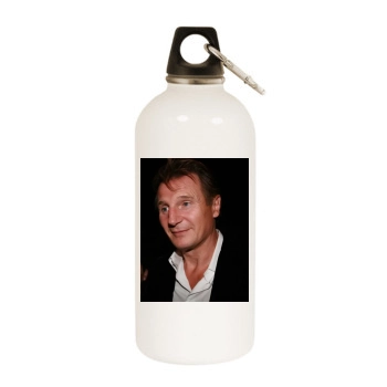 Liam Neeson White Water Bottle With Carabiner