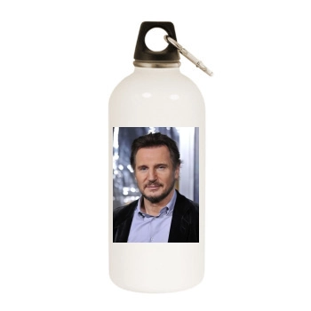 Liam Neeson White Water Bottle With Carabiner