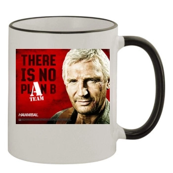 Liam Neeson 11oz Colored Rim & Handle Mug