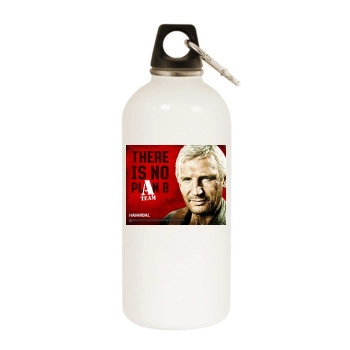 Liam Neeson White Water Bottle With Carabiner