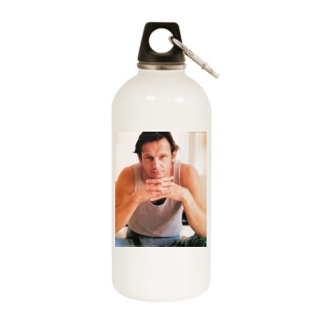 Liam Neeson White Water Bottle With Carabiner