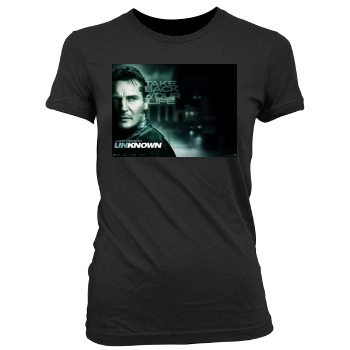 Liam Neeson Women's Junior Cut Crewneck T-Shirt