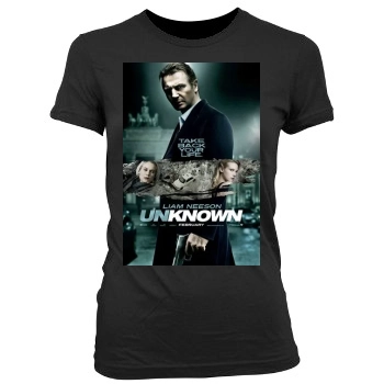 Liam Neeson Women's Junior Cut Crewneck T-Shirt