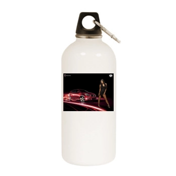 The Pussycat Dolls White Water Bottle With Carabiner