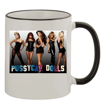 The Pussycat Dolls 11oz Colored Rim & Handle Mug