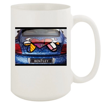 2009 Bentley Continental GT by Romero Britto 15oz White Mug