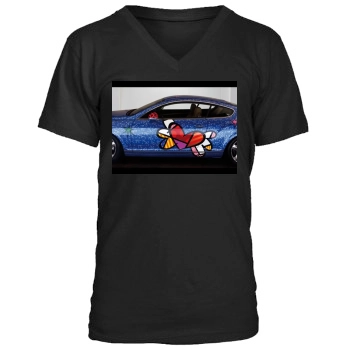 2009 Bentley Continental GT by Romero Britto Men's V-Neck T-Shirt