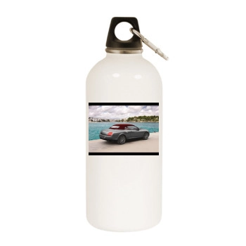 2009 Bentley Continental GTC Speed White Water Bottle With Carabiner