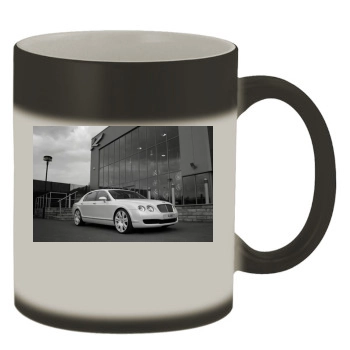 2009 Project Kahn Pearl White Bentley Flying Spur Color Changing Mug