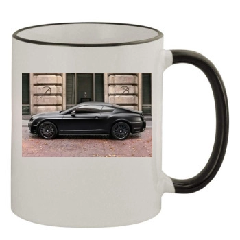 2010 TopCar Bentley Continental GT Bullet 11oz Colored Rim & Handle Mug