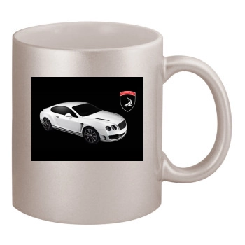 2010 TopCar Bentley Continental GT Bullet 11oz Metallic Silver Mug