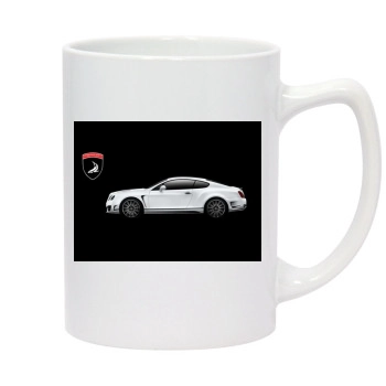 2010 TopCar Bentley Continental GT Bullet 14oz White Statesman Mug