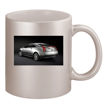 2011 Cadillac CTS Coupe 11oz Metallic Silver Mug