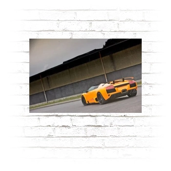 2009 IMSA Lamborghini Murcielago Spyder Poster