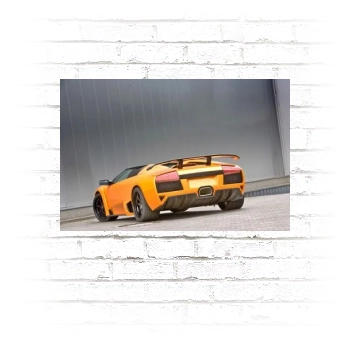 2009 IMSA Lamborghini Murcielago Spyder Poster