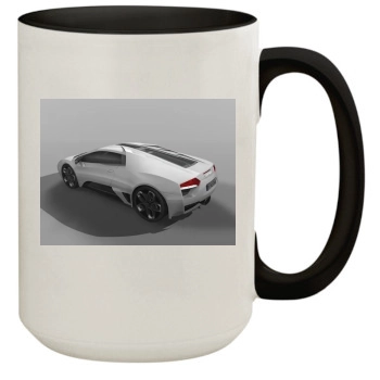 2010 Lamborghini Furia Concept Design of Amadou Ndiaye 15oz Colored Inner & Handle Mug