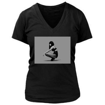 Nicki Minaj Women's Deep V-Neck TShirt