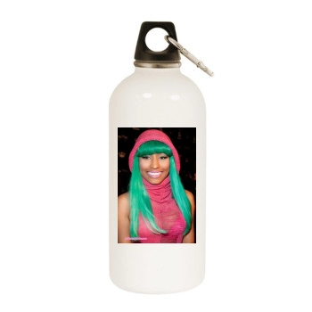 Nicki Minaj White Water Bottle With Carabiner