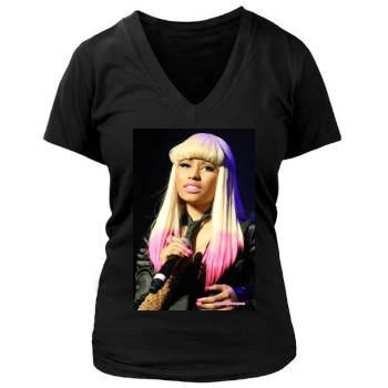 Nicki Minaj Women's Deep V-Neck TShirt