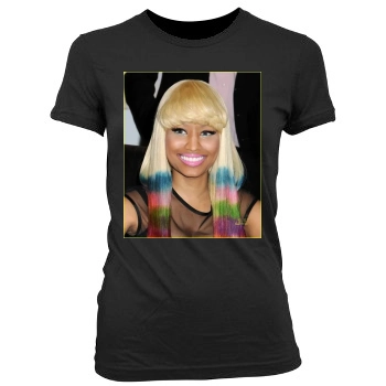 Nicki Minaj Women's Junior Cut Crewneck T-Shirt