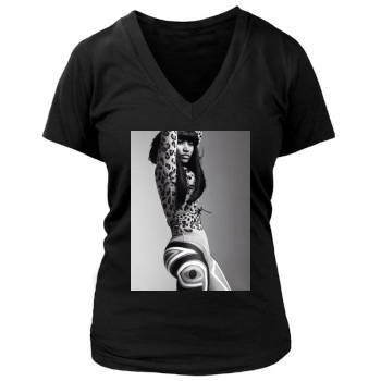 Nicki Minaj Women's Deep V-Neck TShirt